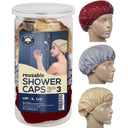 LX INDIA Shower caps Old Tree Reusable Shower Cap (Pack of 3)