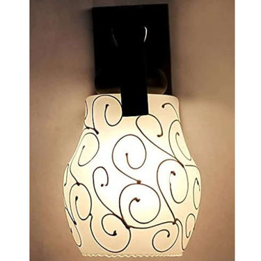 LXINDIA Fancy Lights ONECYA Royal Fancy Round Wall Lamp (Glass)