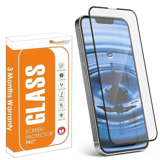 LXINDIA Screen Guard OpenTech Tempered Glass Screen Protector Compatible For Iphone 13 13Pro 14 With Edge To Edge Coverage