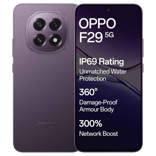 LX INDIA Mobile Phones deep purple OPPO F29 5G (8GB RAM, 256GB Storage)