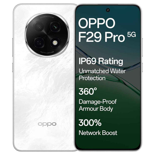 LX INDIA Mobile Phones marble white OPPO F29 Pro 5G (12GB RAM, 256GB Storage)