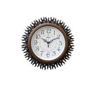 LXINDIA Clock OREVA Plastic Wooden Look Designer Analog Wall Clock