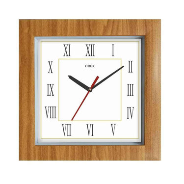 LXINDIA Clock OREX Plastic Modern Stylish Square Shape Wall Clock