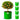 LX INDIA Grow Bags ORGANIC BAZAR 18x18 Big Size Grow Bags Premium HDPE 260 GSM, Green Plant Bags, Pack of 5