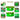 LX INDIA Grow Bags ORGANIC BAZAR 18x6 Grow Bag Premium HDPE 260 GSM Green Plant Bags for Leafy Vegetables (Pack of 5)
