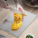 LXINDIA Choping Board OrganizeMee Large Stainless Steel Chopping Board (36CM X 25CM)