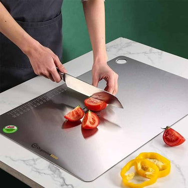 LXINDIA Choping Board OrganizeMee Stainless Steel Chopping Board (Extra Large) (45CM X 31CM)