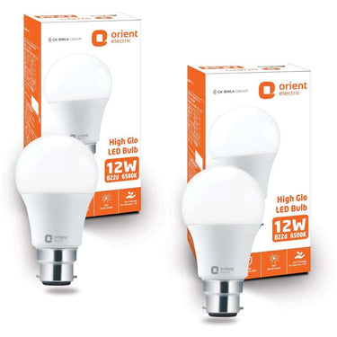 LXINDIA Bulb Orient Electric 12W High Glow LED bulb Pack of 2