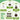 LX INDIA Grow Bags Oriley Grow Bag Heavy Duty HDPE (Green, Round Without Handle, 250 GSM 10 x 10 inch Pack of 10)