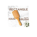 LXINDIA Brushes OROSSENTIALS Neem Hair Brush (Rectangle Big)