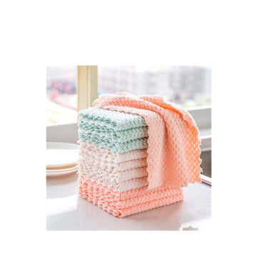 LXINDIA Cleaning Towel Outlay Home Reusable Microfiber Cleaning Cloth Pack of 12