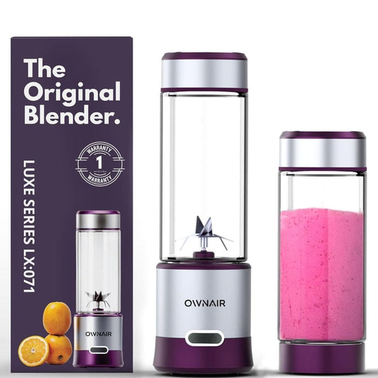 LX INDIA Juice Blender OWNAIR Portable Blender For Smoothie and Juices 240 W 450ml (Grey)