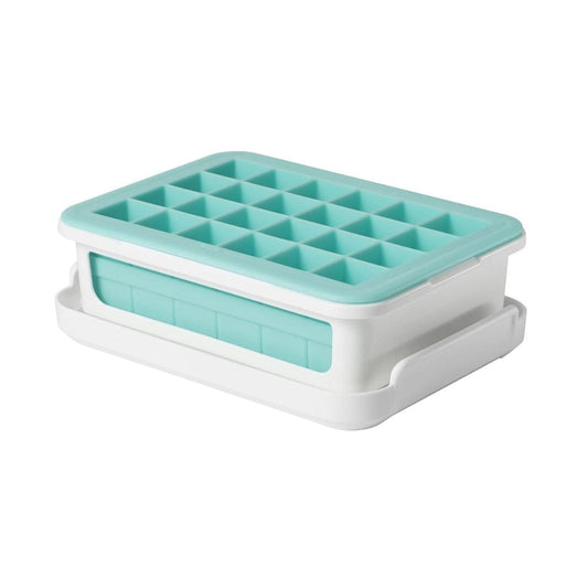 LX INDIA Ice Cube Tray OXO Good Grips Silicone Small Ice Cube Tray for Cocktails with Lid