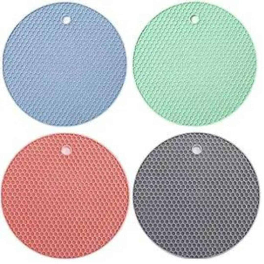 LXINDIA mats P-Plus International Mat for Dish Hot Pads18 cm (Pack of 4)