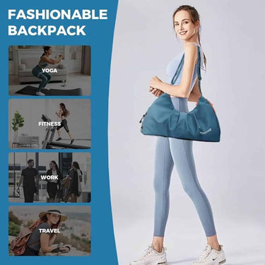 LXINDIA Gym Bags PALAY Women Gym Bag Fashion Nylon Gym Bag Blue