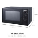 LXINDIA Microwave Ovan Panasonic 20 L Solo Microwave Oven (NN SM25JBFDG) Black