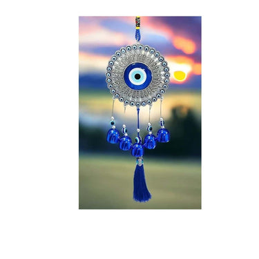 LXINDIA Wall Hanging Paradigm Pictures 5 Bells Wind Chimes Wallhanging