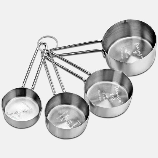 LX INDIA Measuring Spoon Parage 4 Pieces Stainless Steel Measuring , 4 cup Set of 4