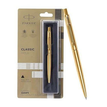 LXINDIA Pens Parker Classic Gold Ball Pen  Ink Color  Blue