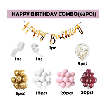 LX INDIA Party Supplies Party Propz Happy Birthday Decoration Items|Happy Birthday Banner