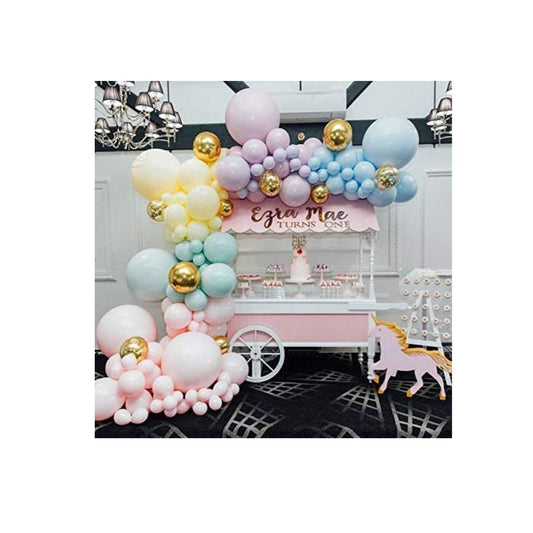 LX INDIA Party Supplies Multi Colour Party Propz Rubber Pastel Color Balloons For Decoration