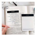 LX INDIA Sticky Notes PAXCOO 50 pcs Transparent Project Sticky Note