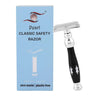 LXINDIA shaving razor Pearl Shaving Double Edge Butterfly Safety Razor P- 81D (Black)