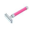 LXINDIA shaving razor Pearl Shaving Double Edge Safety Razor A-141 (Close comb Pink)