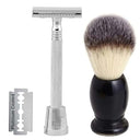 LXINDIA shaving set Pearl Shaving Double Edge Safety Razor  With stand And Shaving Brush