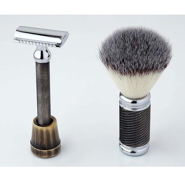 LXINDIA shaving set Pearl Shaving Razor and Brush Sets SRS (SRS 21GB)