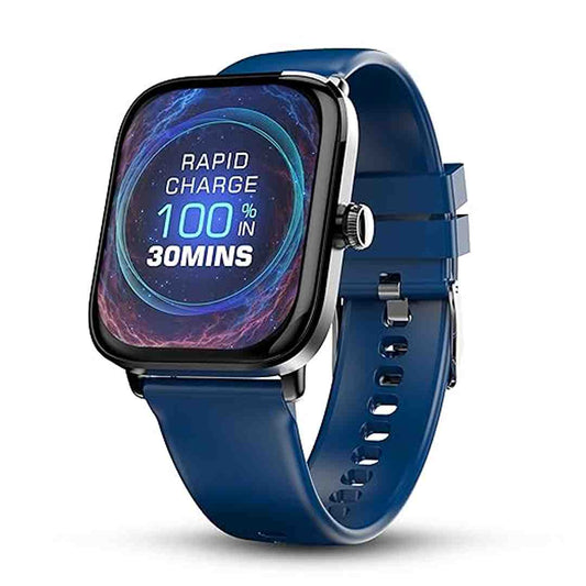 LX INDIA Smaartwatch Pebble Ultra Rapid 1.83" HD Display Smartwatch (Winter Blue)