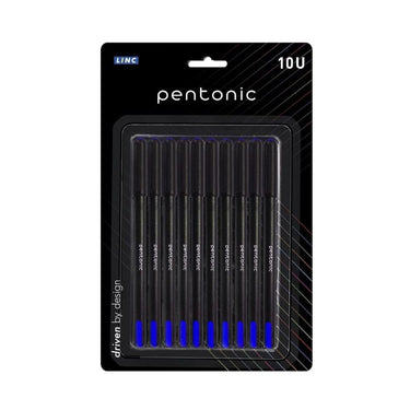 LXINDIA Pens Pentonic Ball Pen  Blue Ink  Set of 10 (pack of 2)