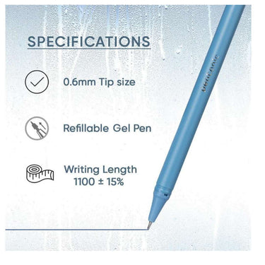 LXINDIA Pens Pentonic Frost Gel Pen  Blue Ink  Set of 20 (pack of 3)