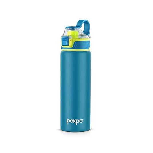 LX INDIA Water Bottle PEXPO Arctic 900 ISI Certified Stainless Steel Sports/Fridge Water Bottle(Turquoise Blue)