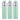 LX INDIA Water Bottle PEXPO Crown 1000 ISI Certified Stainless Steel Sports|Fridge Water BottleSilver+Sea Green(Pack of 3)