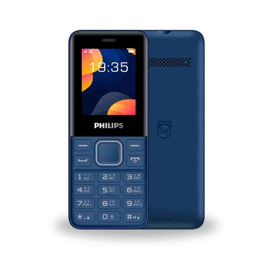 LX INDIA Keypad Phone Blue Philips All-New E2103 Sleek & Stylish Keypad Mobile