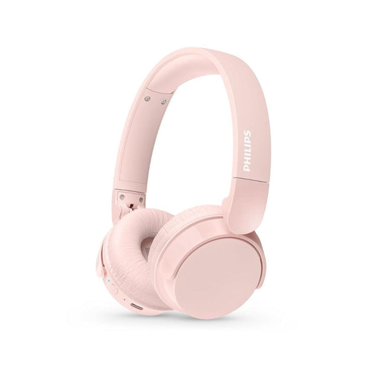 LX INDIA Headphones and Headsets PHILIPS Audio TAH4209PK Bluetooth Headphone with Lightweight and Foldable Design, Built-in Mic for Smartphones, Laptop (Pink)
