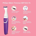 LXINDIA Trimmer Philips Body Trimmer for Women Skin Safe with Rounded Tips 2 in1 Trim