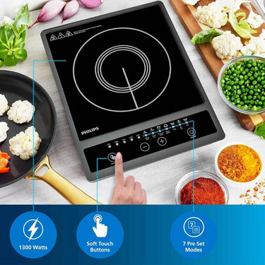 LXINDIA Induction Cooktop Philips HD4934 00 1300W Induction Cooktop