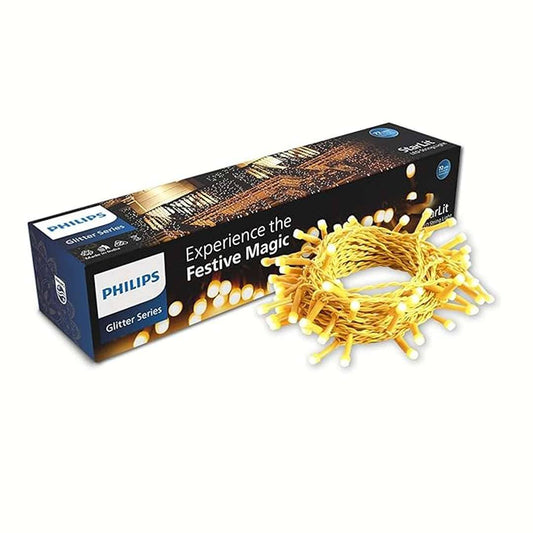 LX INDIA lights PHILIPS Starlit 12 Meter 72 LEDs String Light for Decoration Pack of 1
