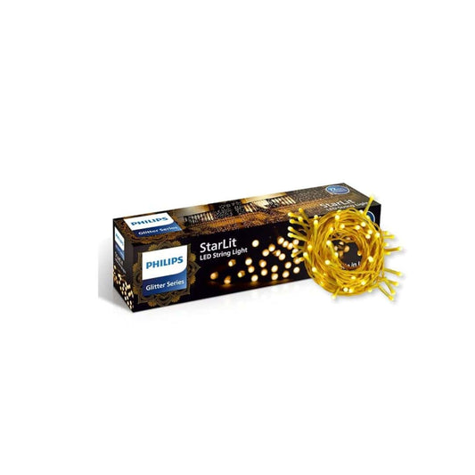 LXINDIA Fancy Lights PHILIPS Starlit 12 Meter 72 LEDs String Light Warm White Pack of 1
