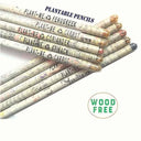 LXINDIA Pencil Phutri Crafts Eco Friendly Plantable Seed 2B (Pack of 10) Pencils