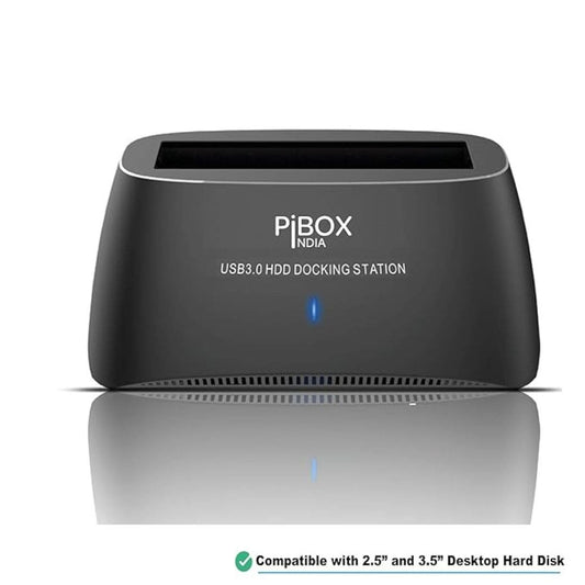 LX INDIA Dock Station PiBOX India USB 3.0 Hard Drive Docking Station (USB to SATA Docking Station)