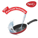 LXINDIA cookware Pigeon Aluminium Nonstick Duo Pack Flat Tawa 250 and Fry Pan 200