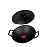 LXINDIA cookware Pigeon by Stovekraft Cast Iron Appachetty with Stainless Steel Lid, 22 cm