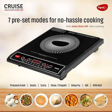 LXINDIA Induction Cooktop Pigeon by Stovekraft Cruise 1800 watt Induction Cooktop