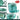 LX INDIA Chopper Pigeon Handy Chopper with 5 Stainless Steel Blades and 1 Plastic Whisker (14077 , XL, Green)