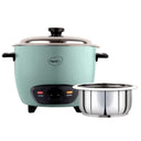 LXINDIA Rice cooker Pigeon Inox Stainleess Steel Automatic Electric Rice Cooker (Blue) (1.8L)