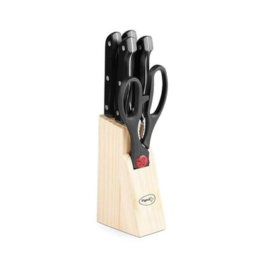 LXINDIA kitchen tool Pigeon Kitchen Knifes 6 Piece Set with Wooden Block