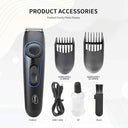 LXINDIA Trimmer Pigeon Strike Battery Powered Beard Trimmer for Men (Black)